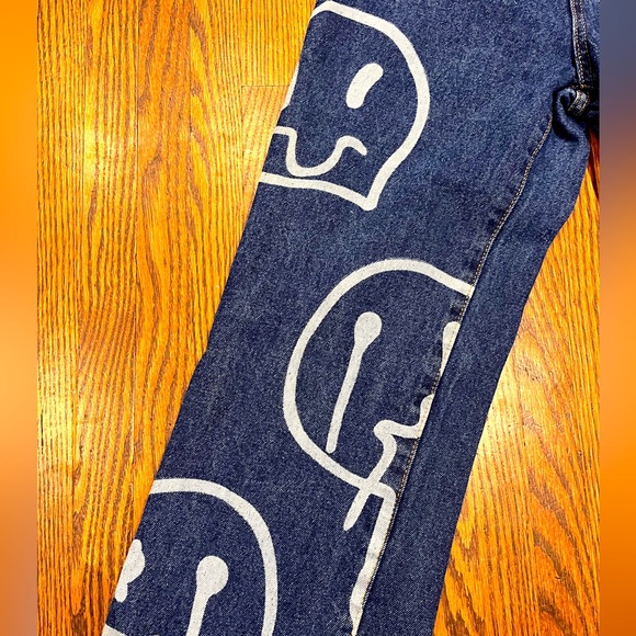 UNIQUE “PAINTED” JEANS - Picture 4 of 10